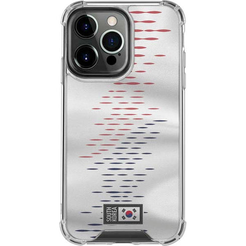 South Korea Soccer Flag iPhone 16 Pro Clear Case
