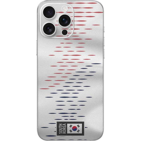 South Korea Soccer Flag iPhone 16 Pro Max Skin
