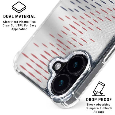 South Korea Soccer Flag iPhone 17 Clear Case