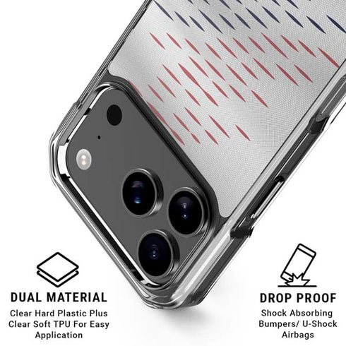 South Korea Soccer Flag iPhone 18 Pro Clear Case
