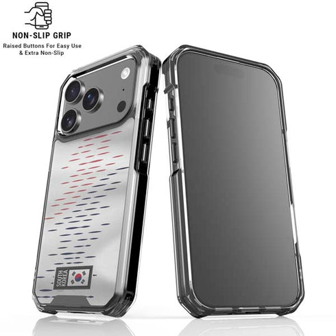 South Korea Soccer Flag iPhone 18 Pro Clear Case
