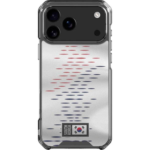 South Korea Soccer Flag iPhone 18 Pro Max Clear Case
