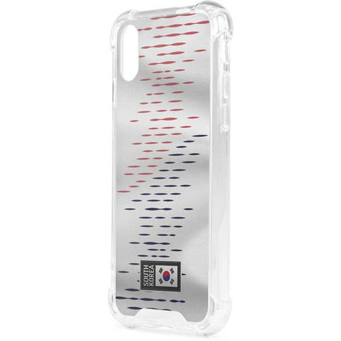 South Korea Soccer Flag iPhone XS Clear Case