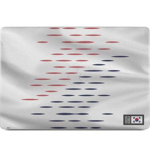 South Korea Soccer Flag MacBook Skins
