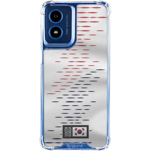 South Korea Soccer Flag Moto G Play 4G (2024) Clear Case