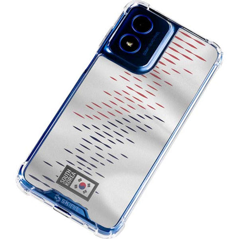 South Korea Soccer Flag Moto G Play 4G (2024) Clear Case