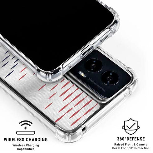 South Korea Soccer Flag Moto G Power 5G (2024) Clear Case