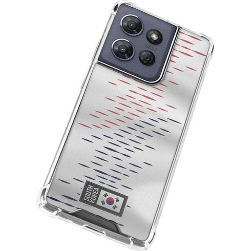 South Korea Soccer Flag Moto G Stylus 5G (2025) Clear Case