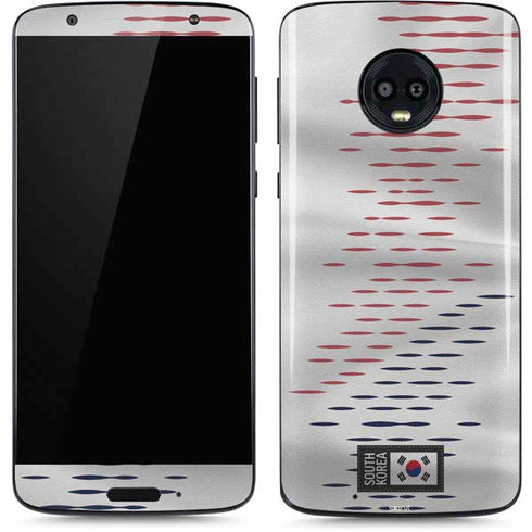 South Korea Soccer Flag Moto G6 Skin