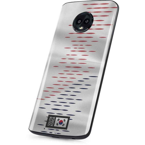 South Korea Soccer Flag Moto G6 Skin