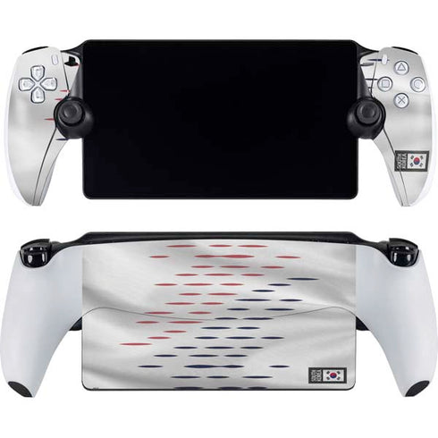 South Korea Soccer Flag PlayStation Portal Remote Player Skin