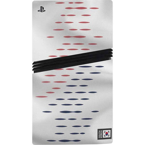 South Korea Soccer Flag PS5 Pro Disk Console Skin