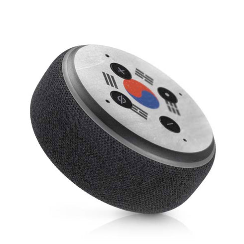 South Korean Flag Distressed Amazon Echo Dot Skin