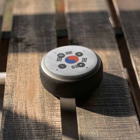 South Korean Flag Distressed Amazon Echo Dot Skin