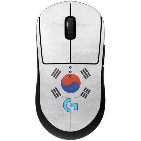 South Korean Flag Distressed G Pro Wireless Gaming Mouse Skin