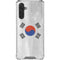 South Korean Flag Distressed Galaxy A17 Clear Case