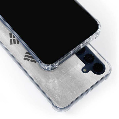 South Korean Flag Distressed Galaxy A35 5G Clear Case