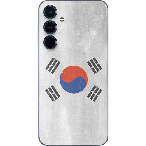 South Korean Flag Distressed Galaxy A35 5G Skin
