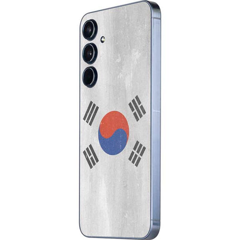 South Korean Flag Distressed Galaxy A35 5G Skin