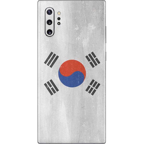 South Korean Flag Distressed Galaxy Note 10 Plus Skin