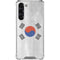South Korean Flag Distressed Galaxy S24 FE Clear Case
