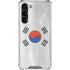 South Korean Flag Distressed Galaxy S24 FE Clear Case
