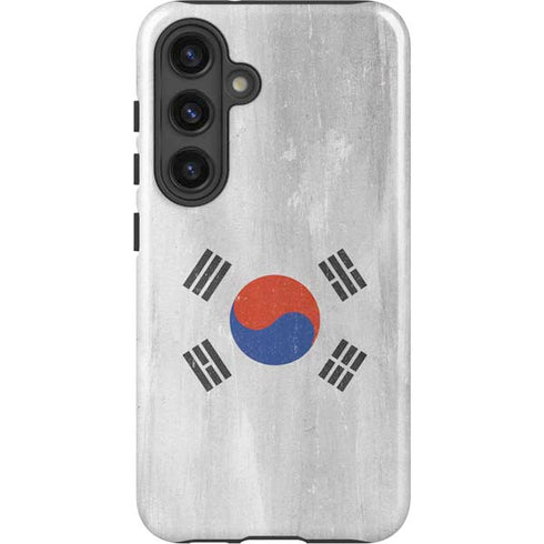 South Korean Flag Distressed Galaxy S25 Plus Impact Case