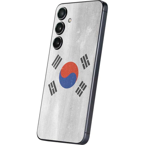 South Korean Flag Distressed Galaxy S24 Plus Skin