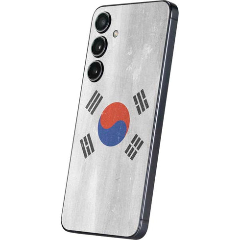 South Korean Flag Distressed Galaxy S25 Skin