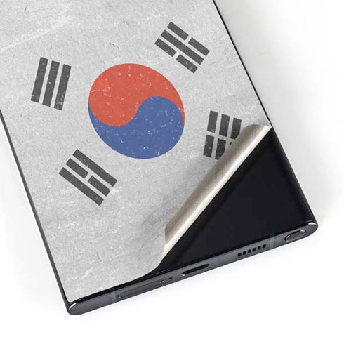 South Korean Flag Distressed Galaxy S25 Ultra Skin