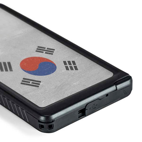 South Korean Flag Distressed Galaxy S24 Ultra Waterproof Case