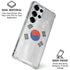 South Korean Flag Distressed Galaxy S25 Ultra Clear Case