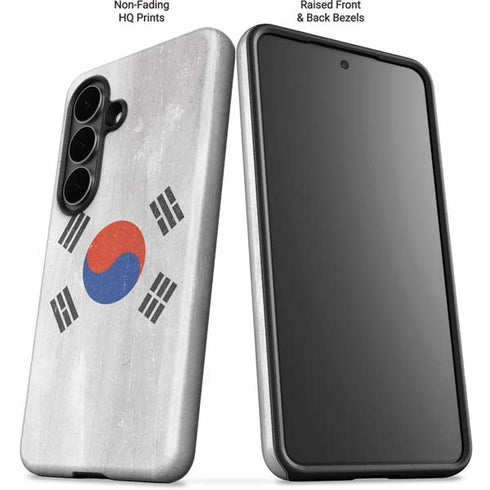 South Korean Flag Distressed Galaxy S26 Impact Case