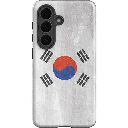 South Korean Flag Distressed Galaxy S26 Plus Impact Case