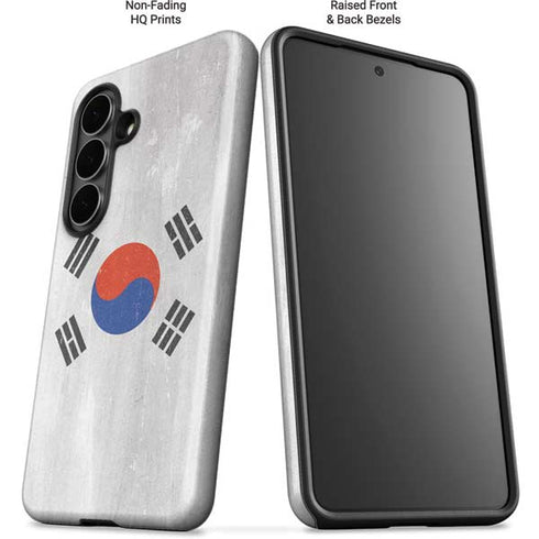 South Korean Flag Distressed Galaxy S26 Plus Impact Case