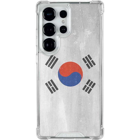 South Korean Flag Distressed Galaxy S26 Ultra Clear Case