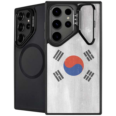 South Korean Flag Distressed Galaxy S26 Ultra Kickstand Case