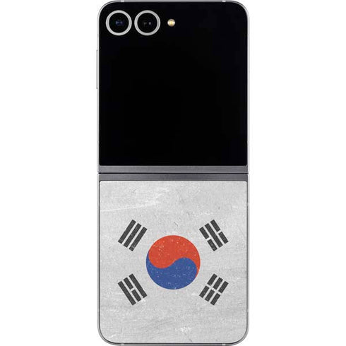 South Korean Flag Distressed Galaxy Z Flip6 Skin