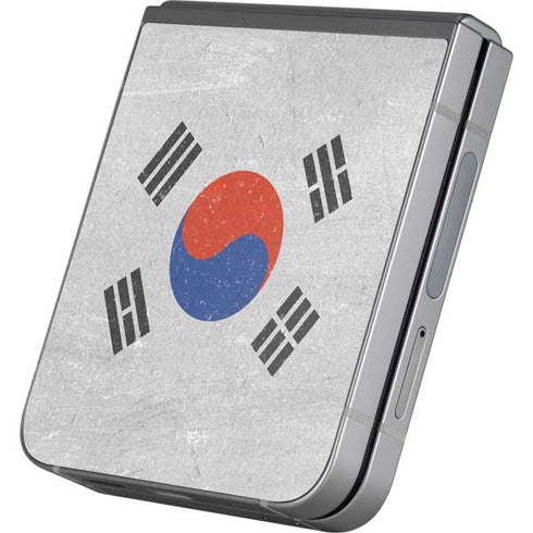 South Korean Flag Distressed Galaxy Z Flip6 Skin