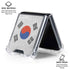South Korean Flag Distressed Galaxy Z Flip6 Clear Case
