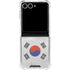 South Korean Flag Distressed Galaxy Z Flip7 Clear Case