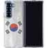 South Korean Flag Distressed Galaxy Z Fold7 Clear Case