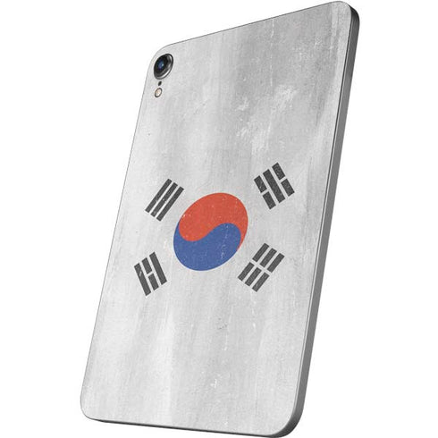 South Korean Flag Distressed Apple iPad Mini Skin