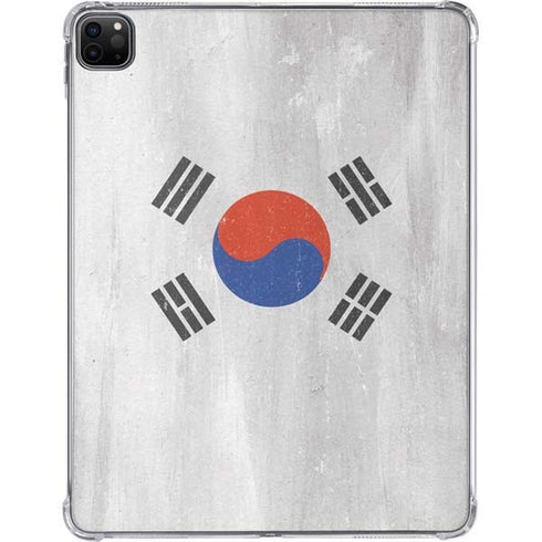 South Korean Flag Distressed iPad Pro 11in (2024) Clear Case