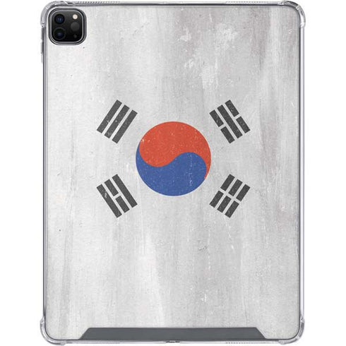 South Korean Flag Distressed iPad Cases