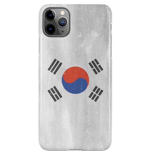 South Korean Flag Distressed iPhone Cases
