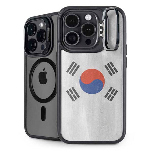 South Korean Flag Distressed iPhone 13 Pro Kickstand Case