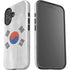 South Korean Flag Distressed iPhone 16 Impact Case