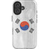 South Korean Flag Distressed iPhone 16 Magsafe Impact Case