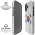 South Korean Flag Distressed iPhone 16 Magsafe Impact Case